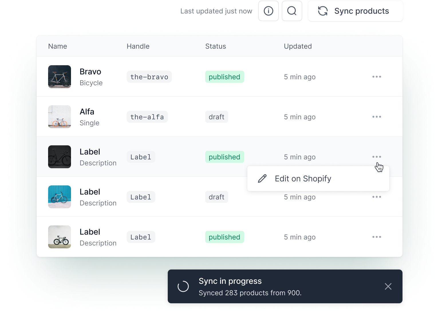 Product API Image